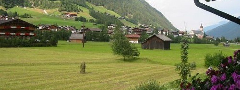 from the balcony you can see to Neustift