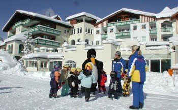 Baby ski school