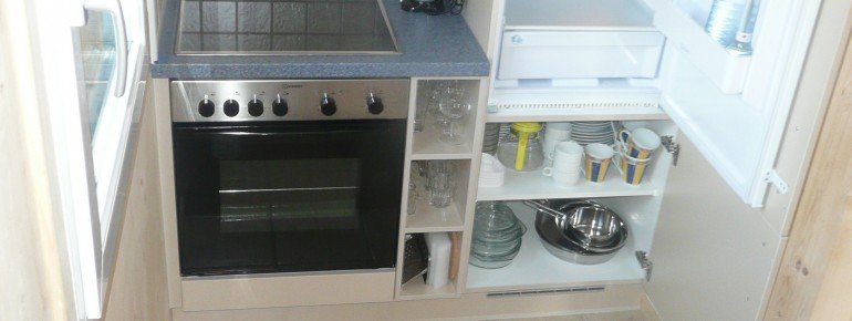 A fully equipped kitchen