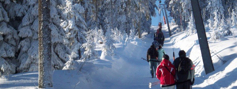 Schlepplift zum Fichtelberg