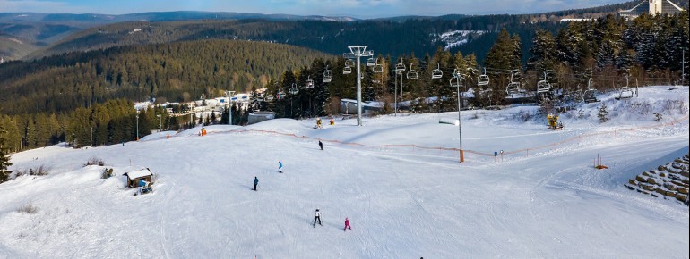 Skipiste in Oberhof