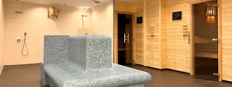 Finnische Sauna und Aromasauna im Hotel