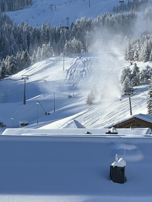 Blick zum Skigebiet :)