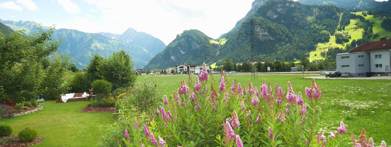 herrliche Bergsicht