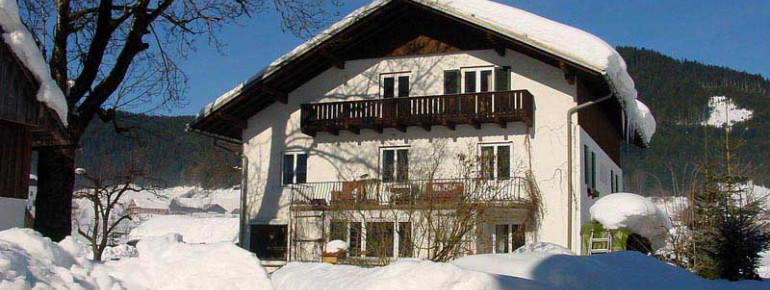 Unser Haus im Winter