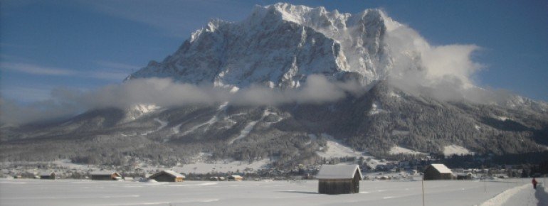 Aussicht zur Zugspitze