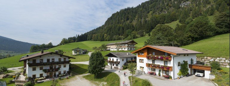 Ferienhof Auerhof im Sommer