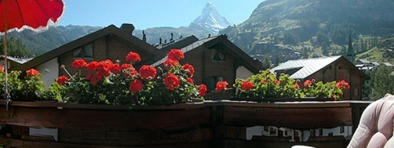 Wunderschöner Blick auf das Matterhorn