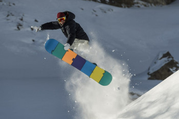 Snowboardfahren im Kleinwalsertal