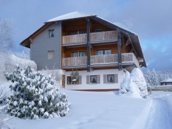 unser Berghaus im Winter