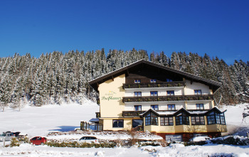 Das Berghotel im Winter