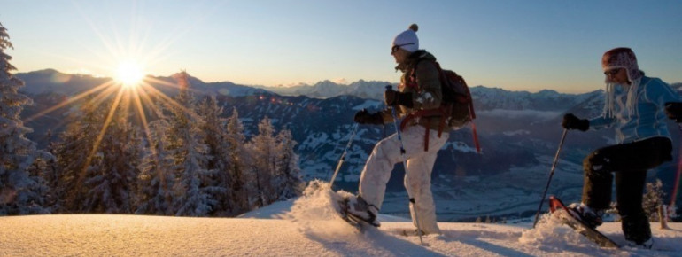 Schneeschuhwandern im Alpbachtal...ein Traumdirekt ab Haus