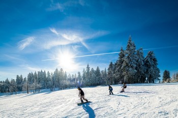 Skipiste in Altenberg