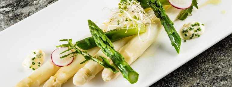 Frische Spargel im Martinerhof's Brauhotel