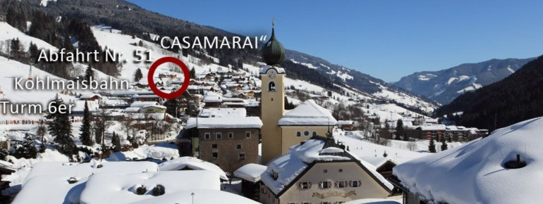 Das CASAMARAI - "Mitten in Saalbach und trotzdem auf einer Insel "
