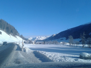 Im Landwassertal, die Straße nach Davos