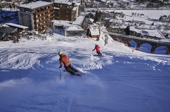 Das Hotel liegt direkt an der roten Talabfahrt in Bad Hofgastein.