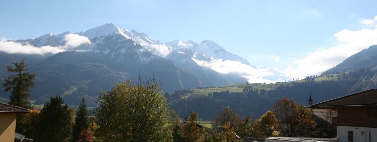 Aussicht auf das Kitzsteinhorn