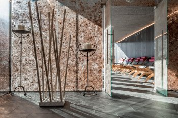 Ruhebereich Sauna die berge lifestyle hotel Sölden