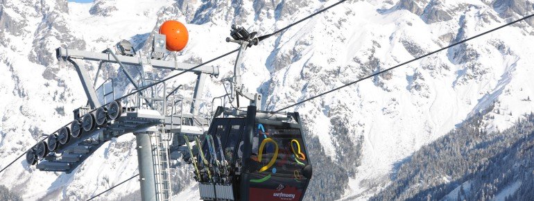 Dorfbahn Rosnerköpfl direkt neben dem Hotel