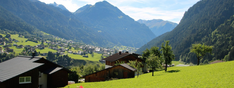 Blick vom Balkon