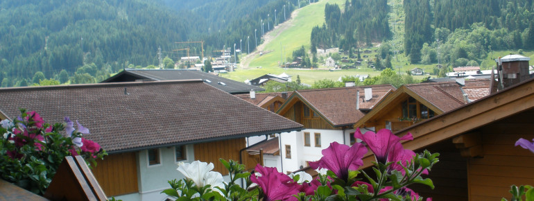 Ausblick vom Balkon aus