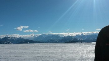 Aussicht vom Skigebiet Aberg
