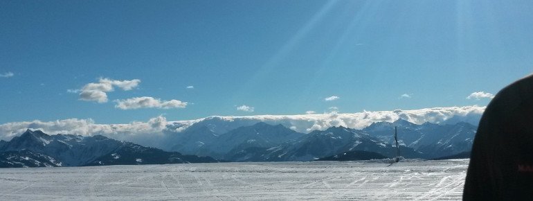 Aussicht vom Skigebiet Aberg