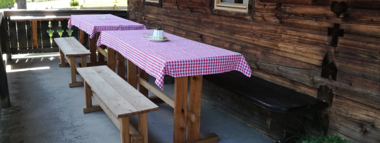 Terrasse am Eingangsbereich