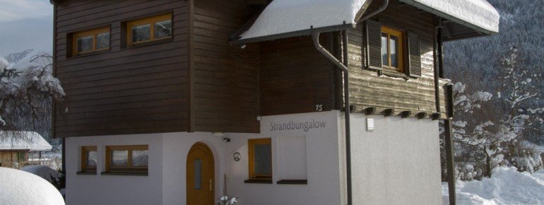 Strandbungalow direkt am Weissensee