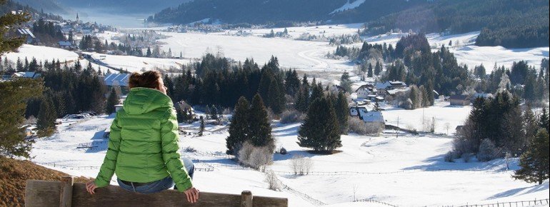 Winter am Weissensee im Ferienhof Hoffmann