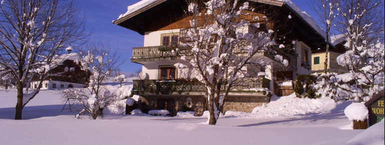 Haus im Winter