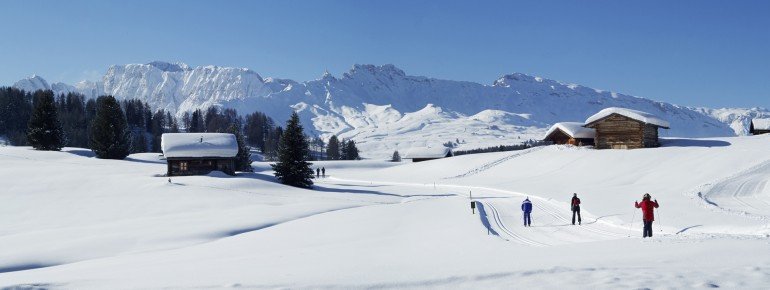 Langlaufparadies auf der Seiseralm