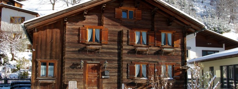 Haus im Winter