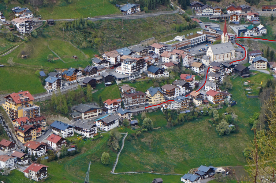 Ferienwohnen Mattle in Kappl Tirol bei Ischgl-Paznaun, Anreise