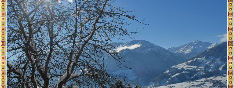 winterlicher Sonnenaufgang