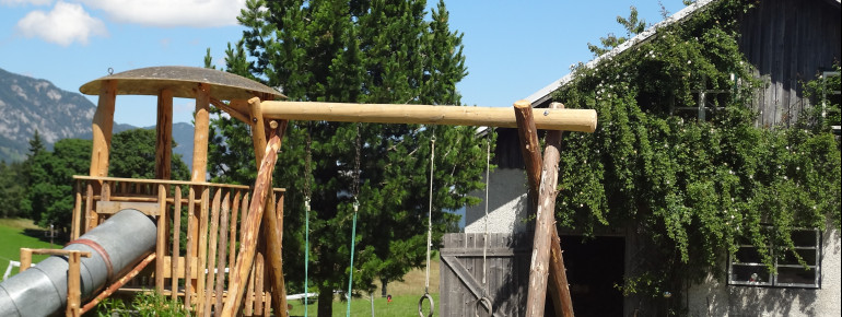 Der ganze Hof ist Spielplatz