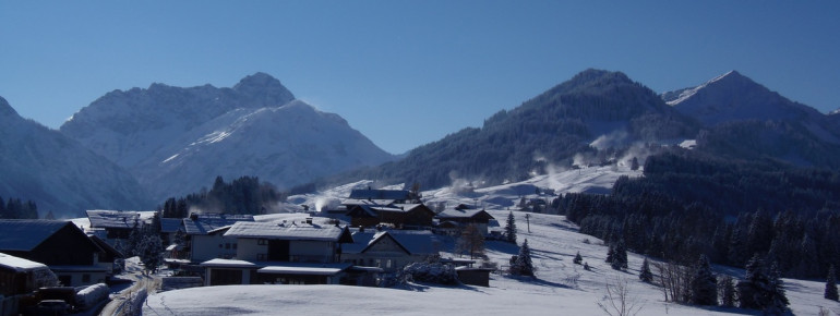 Blick vom Balkon