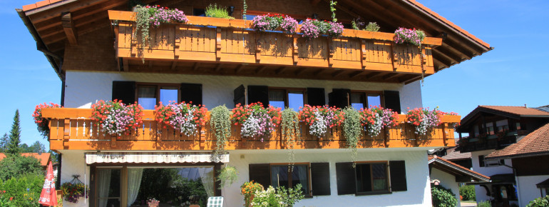 Unser Haus im Sommer