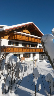 Unser Haus im Winter