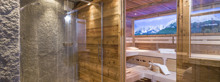 Neue Sauna - Wellnessurlaub in den Kitzbüheler Alpen