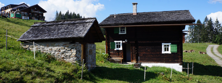 Mitten im Herzen des Wandergebietes Golm