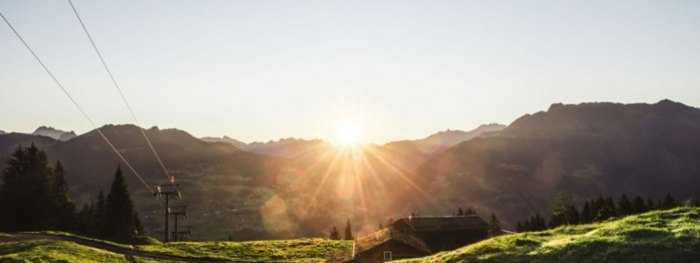 Sonnenaufgang am Golm