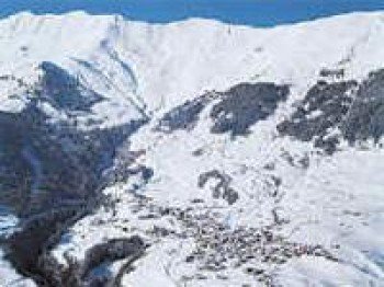 Blick auf die Wintersportregion Serfaus- Fiss- Ladis