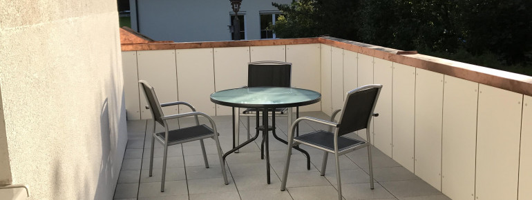 Terrasse Appartement Typ C oder E