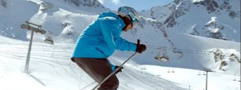 Skifahren am Stubaier Gletscher