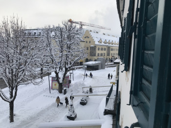 Ausblick vom Hotel Corso auf den Graben Bruneck