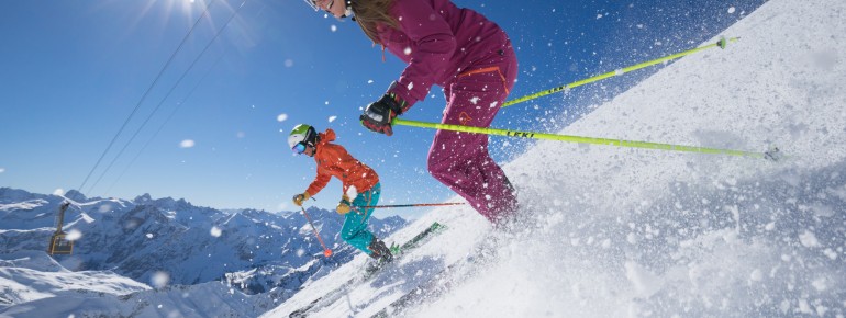 Skifahren in Oberstdorf