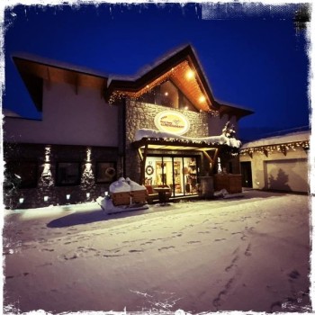 Hauptansicht Hotel Garni Alpendiamant Winter