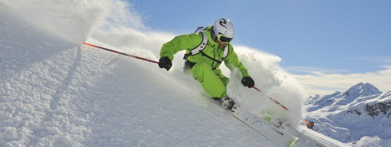 Tiefschnee am Arlberg